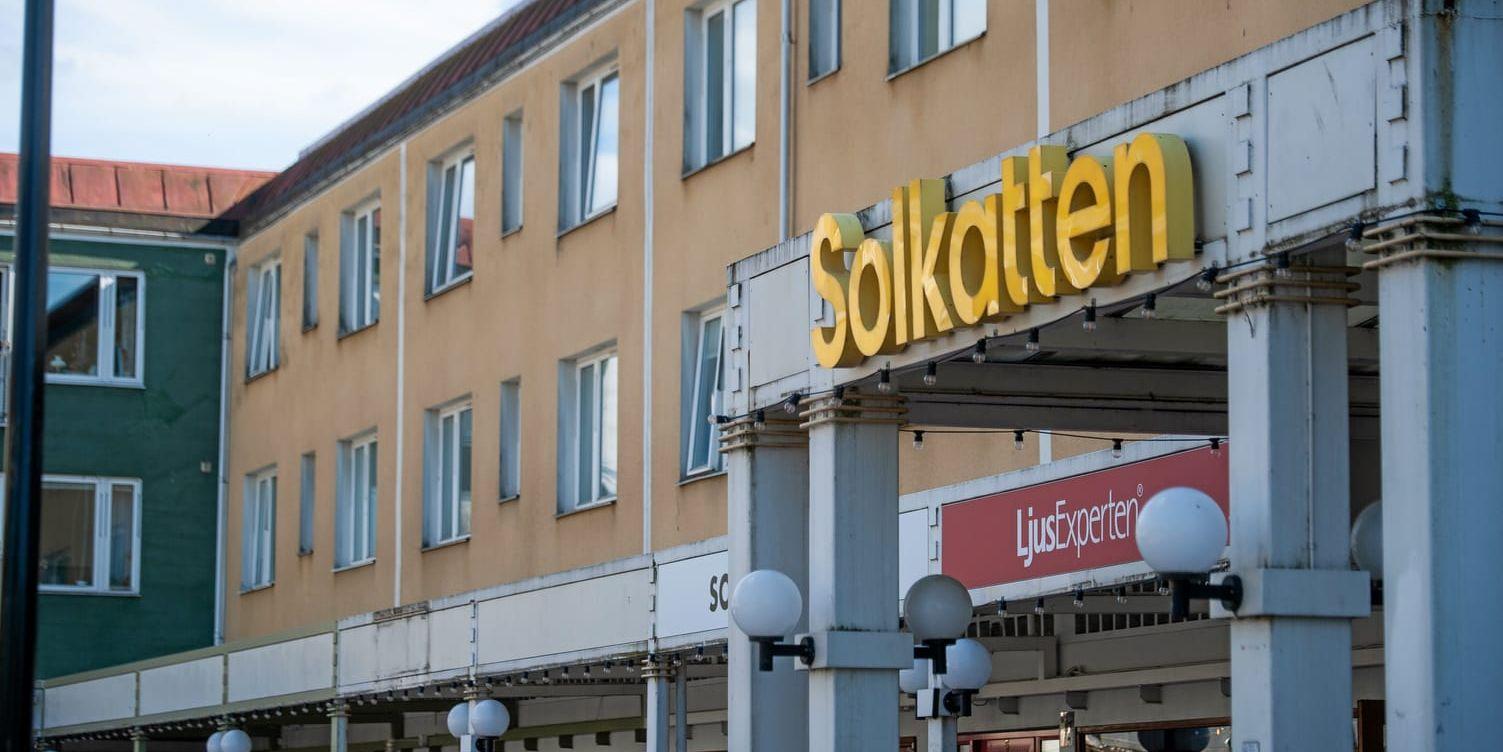 Inne på köpcentret Solkatten finns ett lekrum för besökarna.