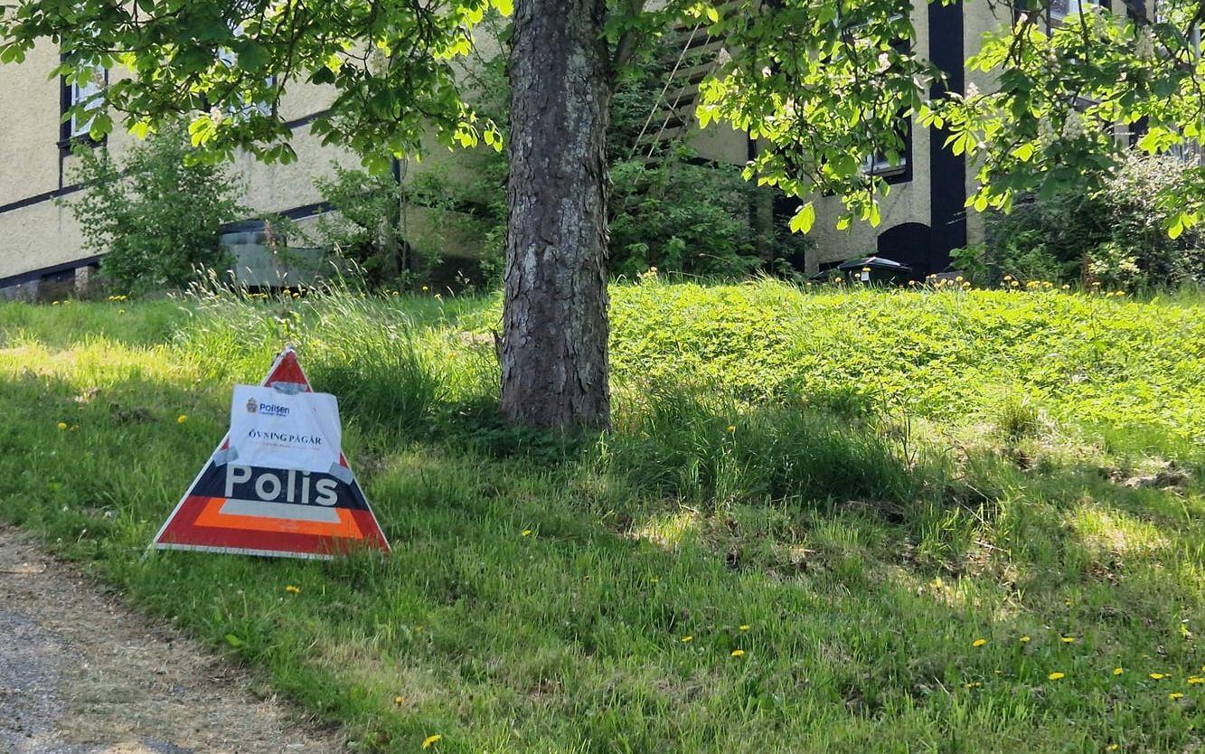 Under torsdagen hade Polisen Göteborg och insatsstyrkan en civil övning i centrala Lerum.