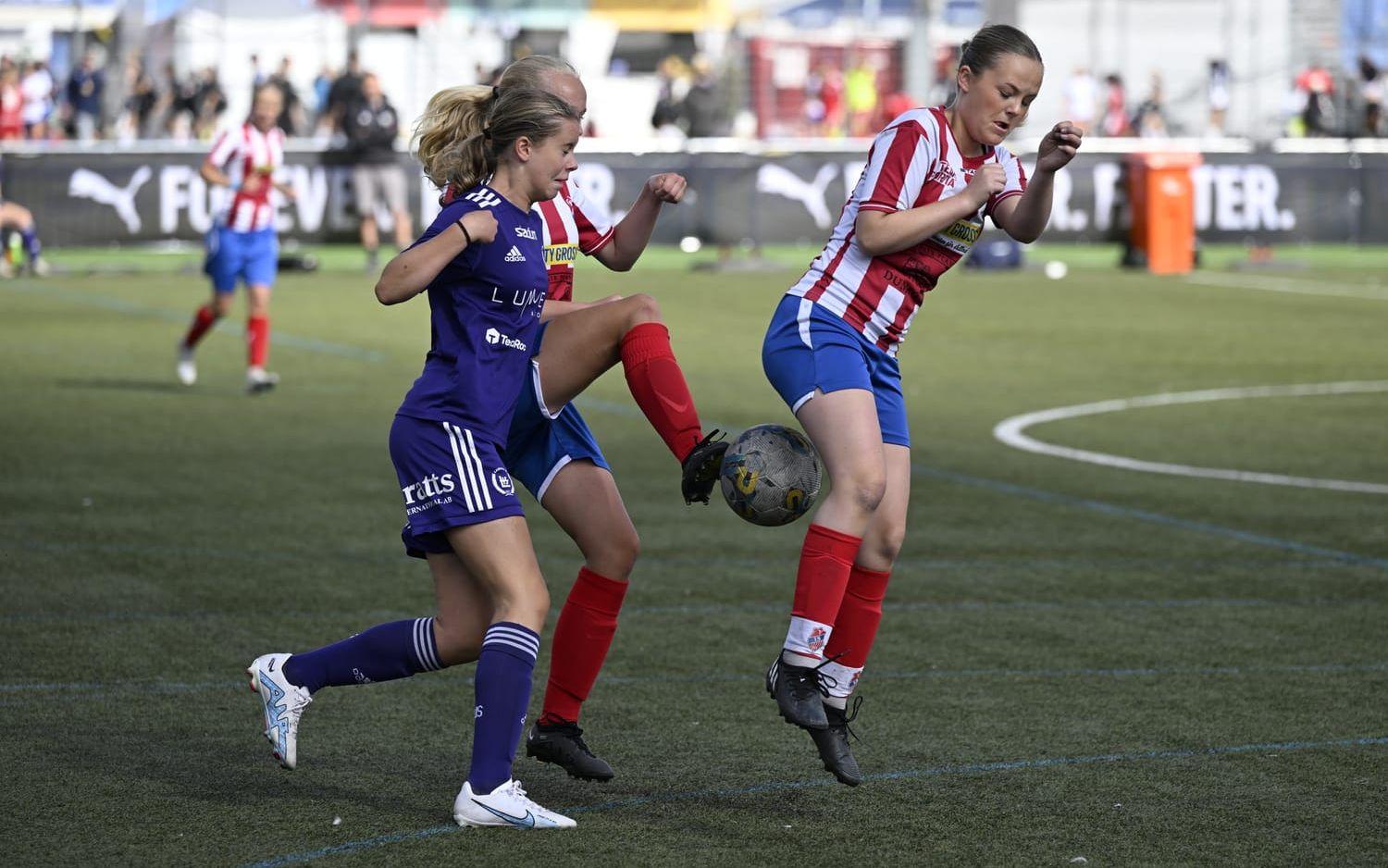 Lerums IS F15 spelade åttondedelsfinal på Heden i Gothia Cup. 